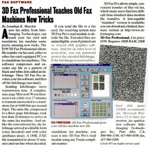 Article from PC Magazine - 26th September 1995